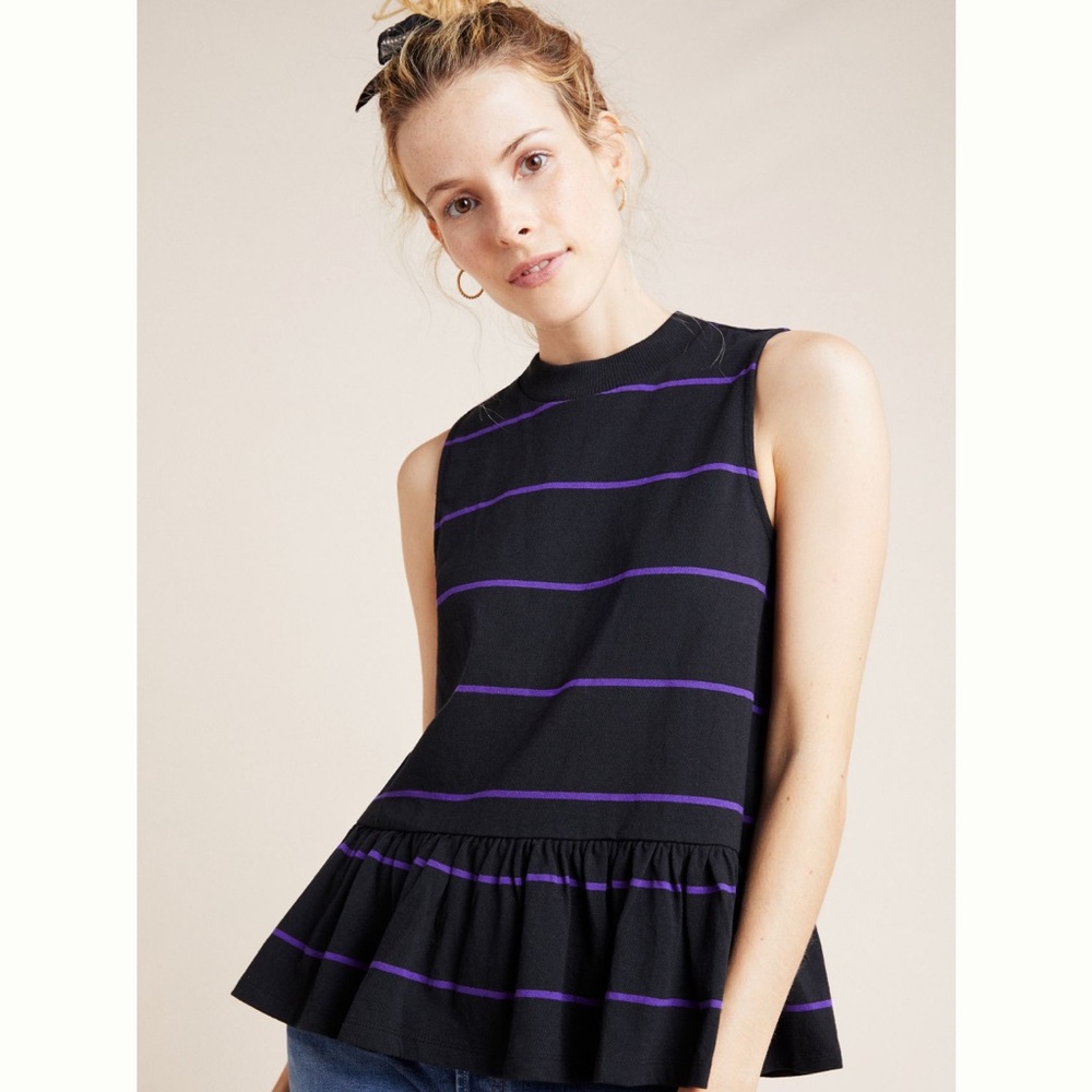 Anthropologie Peplum Top
